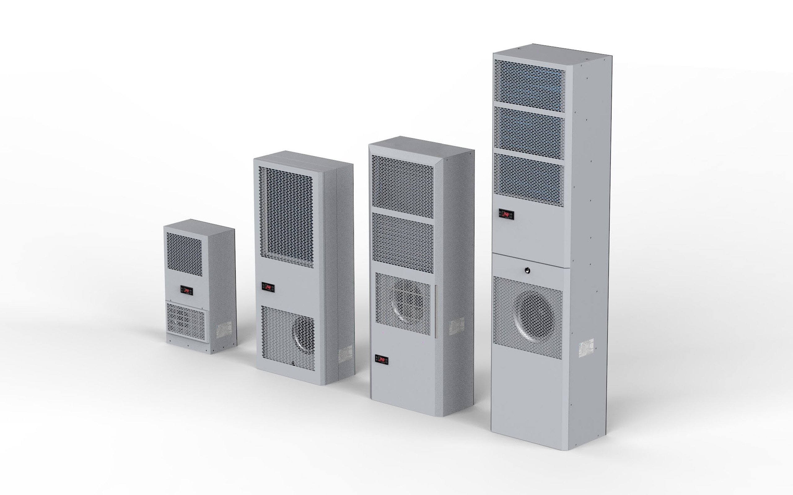 Air conditioner for industrial cabinet